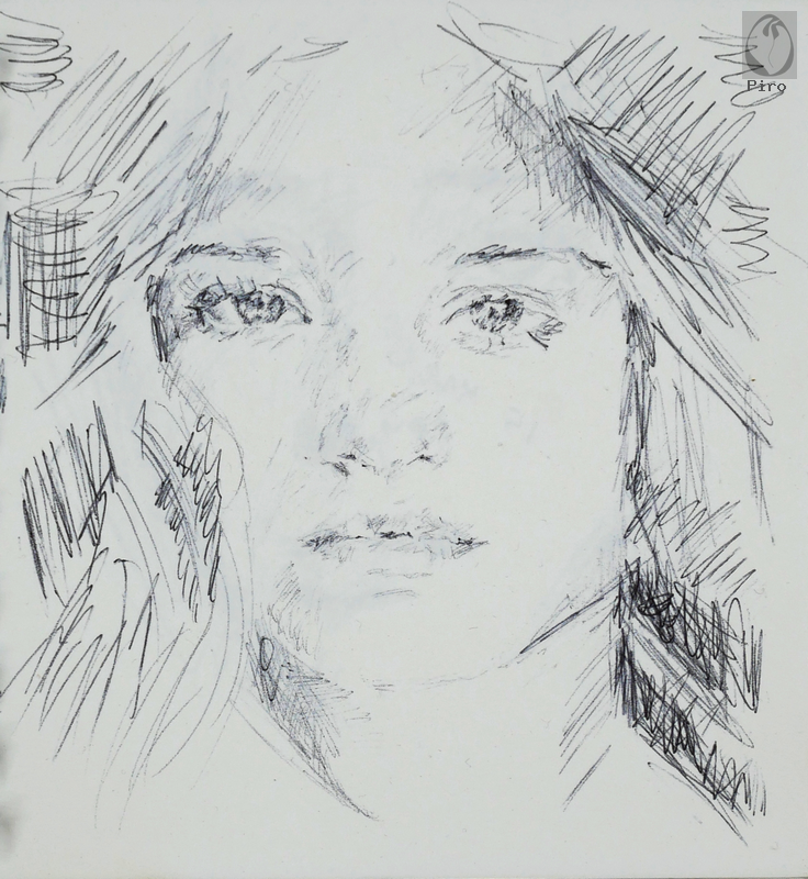 drawing - disegno al tratto di Piro